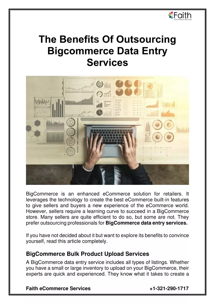 the benefits of outsourcing bigcommerce data