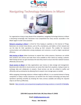 navigating technology solutions in miami