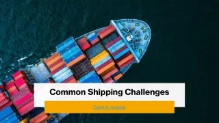 Common Shipping Challenges