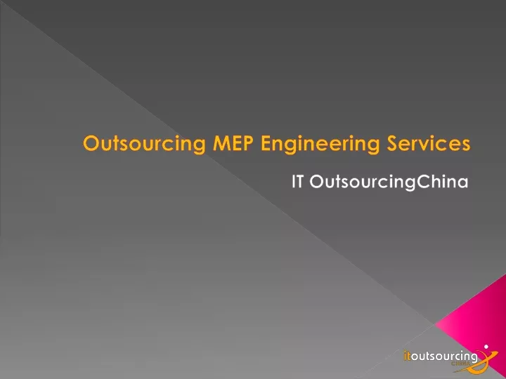 outsourcing mep engineering services