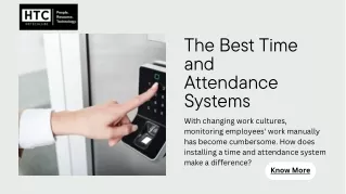 The Best Time and Attendance Systems