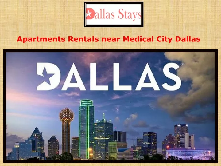 apartments rentals near medical city dallas