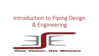 introduction to piping design engineering