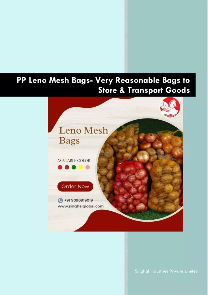 pp leno mesh bags very reasonable bags to store