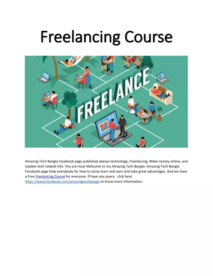 freelancing presentation ppt free download