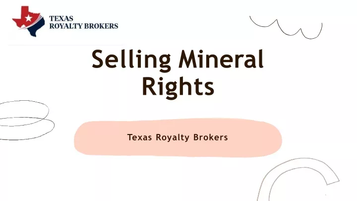 selling mineral rights