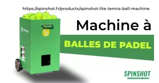 Machine à balles de padel économique à proximité