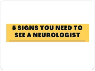 5 Signs you need to see a Neurologist - AMRI Hospitals