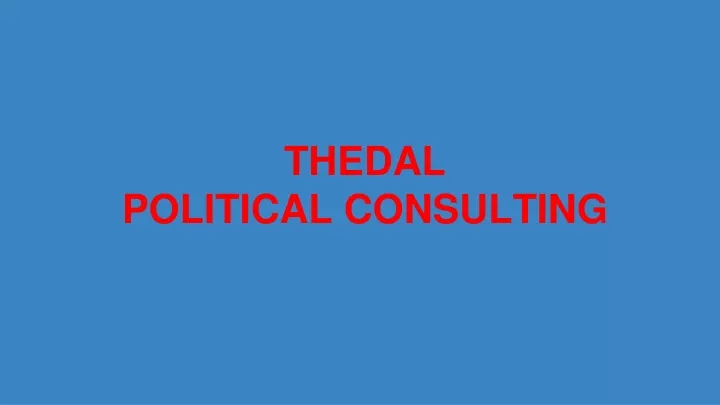 thedal political consulting