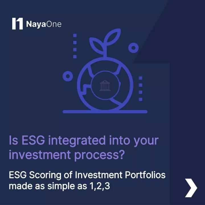 is esg integrated into your is esg integrated