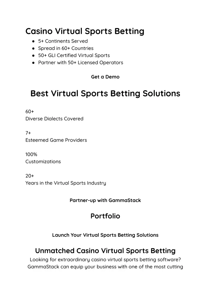 casino virtual sports betting 5 continents served