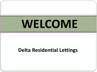 welcome