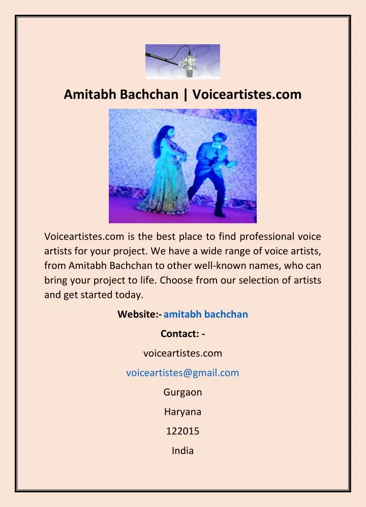 amitabh bachchan voiceartistes com