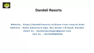 Bison River Resort | River Edge Homestay | Dandeli Resorts