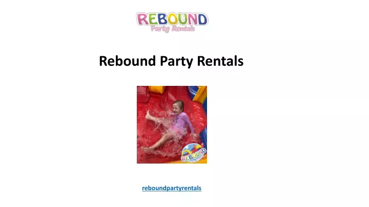 rebound party rentals