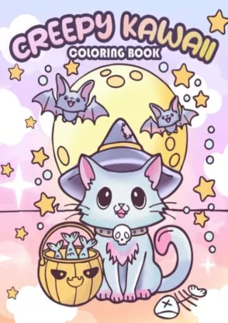 [EBOOK] ((DOWNLOAD)) Creepy Fantasy Kawaii Coloring Book: 30  Pastel Goth S