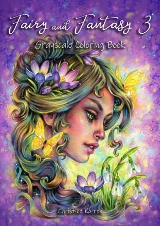 ((DOWNLOAD)) [PDF] Fairy and Fantasy 3 Grayscale Coloring Book