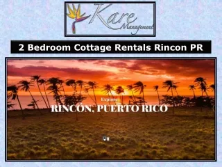 2 Bedroom Cottage Rentals Rincon PR