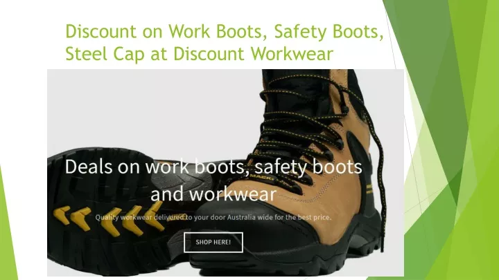 discount on work boots safety boots steel cap at discount workwear