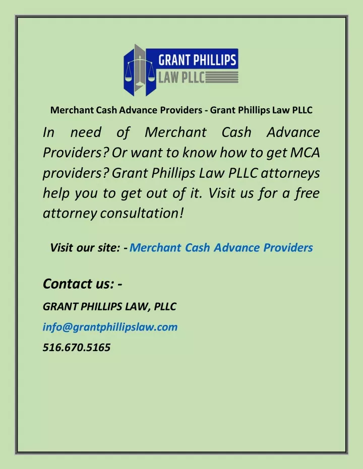 merchant cash advance providers grant phillips