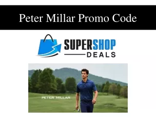 Peter Millar Promo Code