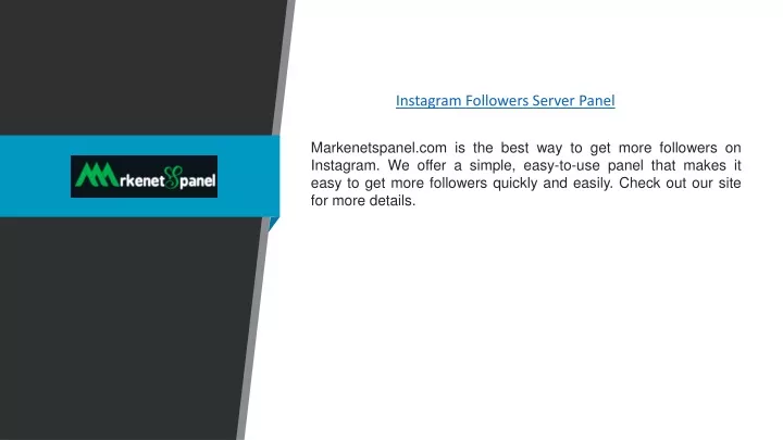 instagram followers server panel