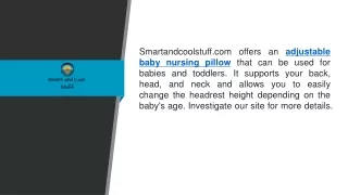 Adjustable Baby Nursing Pillow Smartandcoolstuff.com
