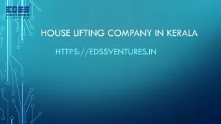 HOUSE LIFTING COMPANY IN KERALA