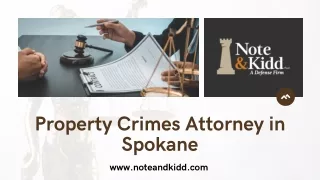 Property Crimes Attorney in Spokane