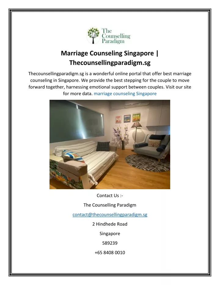 marriage counseling singapore