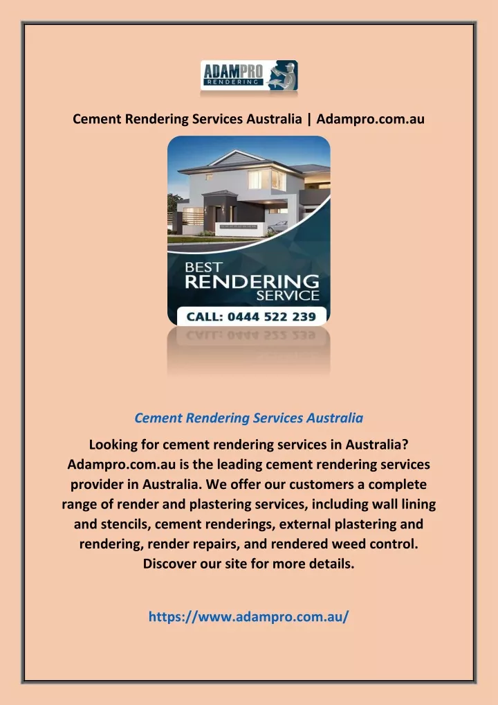 cement rendering services australia adampro com au