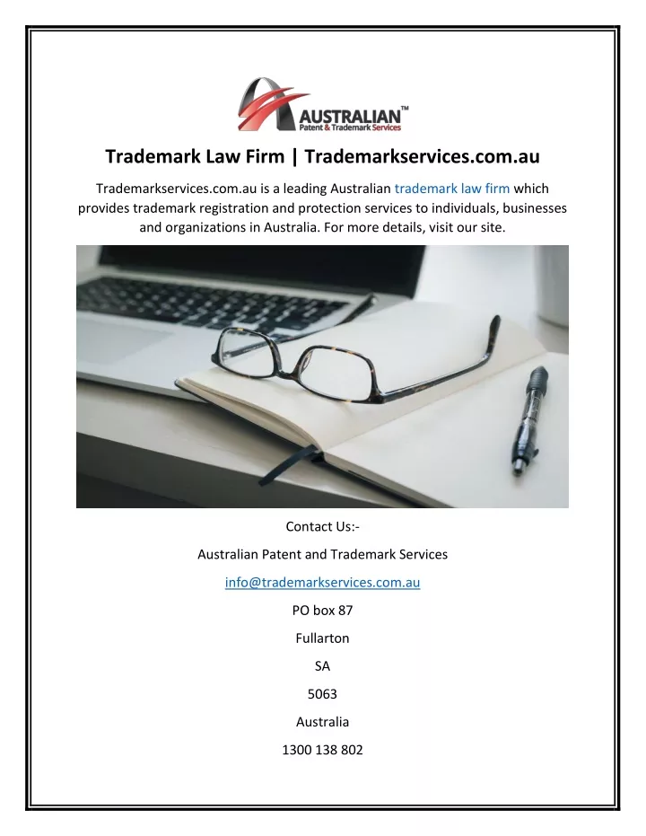 trademark law firm trademarkservices com au