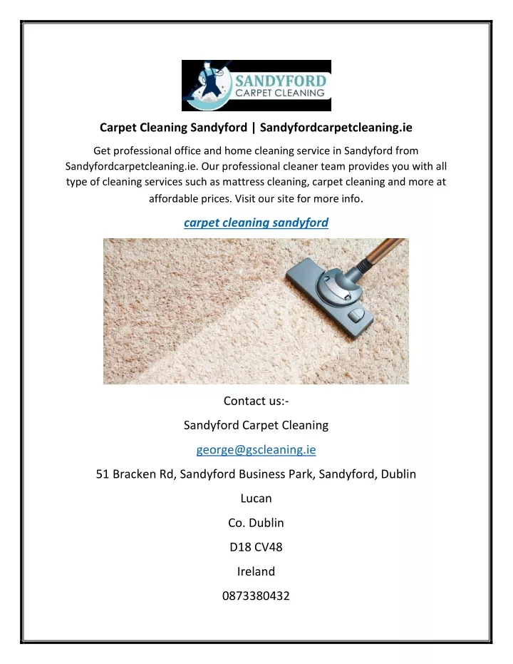 carpet cleaning sandyford sandyfordcarpetcleaning