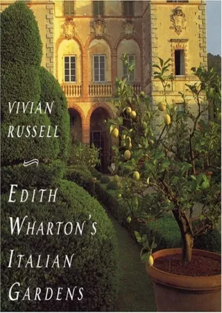 PDF/BOOK Edith Wharton's Italian Gardens