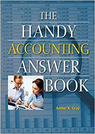 The Handy Accounting Answer Book The Handy Answer Book Series