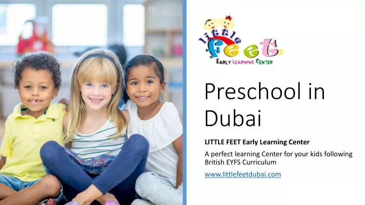 preschool in dubai