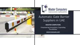 Automatic Gate Barrier Suppliers in UAE_
