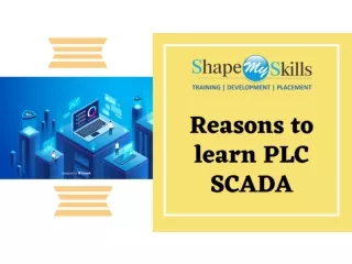 Top PLC SCADA Training in Noida | Shapemyskills