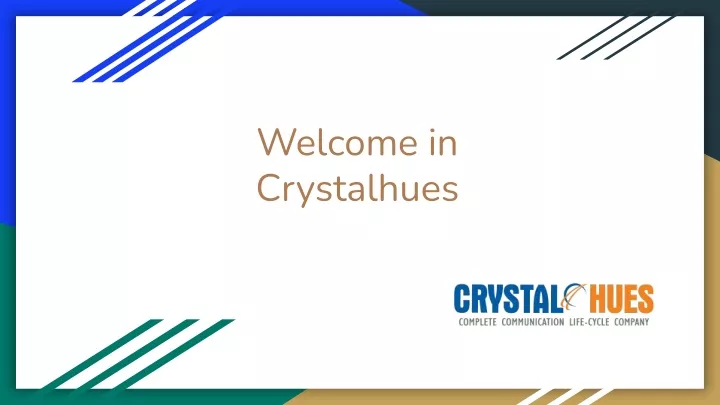 welcome in crystalhues