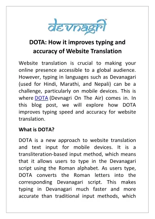 dota how it improves typing and accuracy