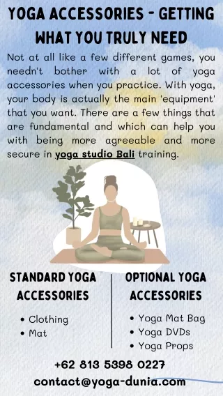 Yoga Accessories - Getting What You Truly Need