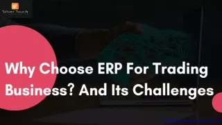 choose the right ERP for your business and it's challenges
