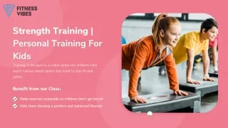 Personal Training for Kids