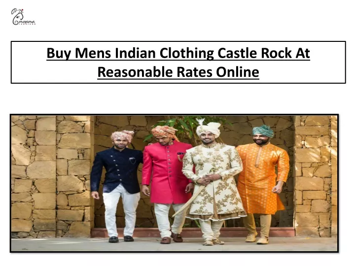 buy mens indian clothing castle rock