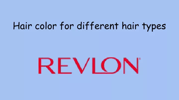 hair color for different hair types