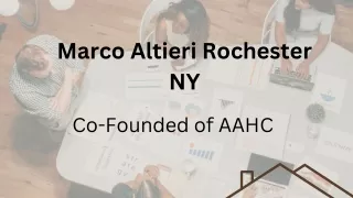 Marco Altieri Rochester NY - Co-Founded of AAHC