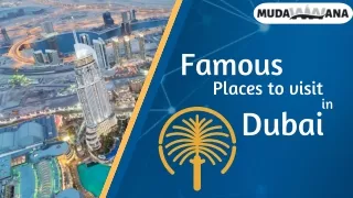 Famous places to visit in dubai