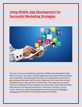 using mobile app development for successful