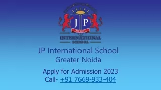 jp international school greater noida apply