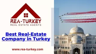 Rea-Turkey the Best Real Estate Company In Turkey